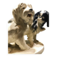 Rare pair of porcelain dogs from Czechoslovakia
