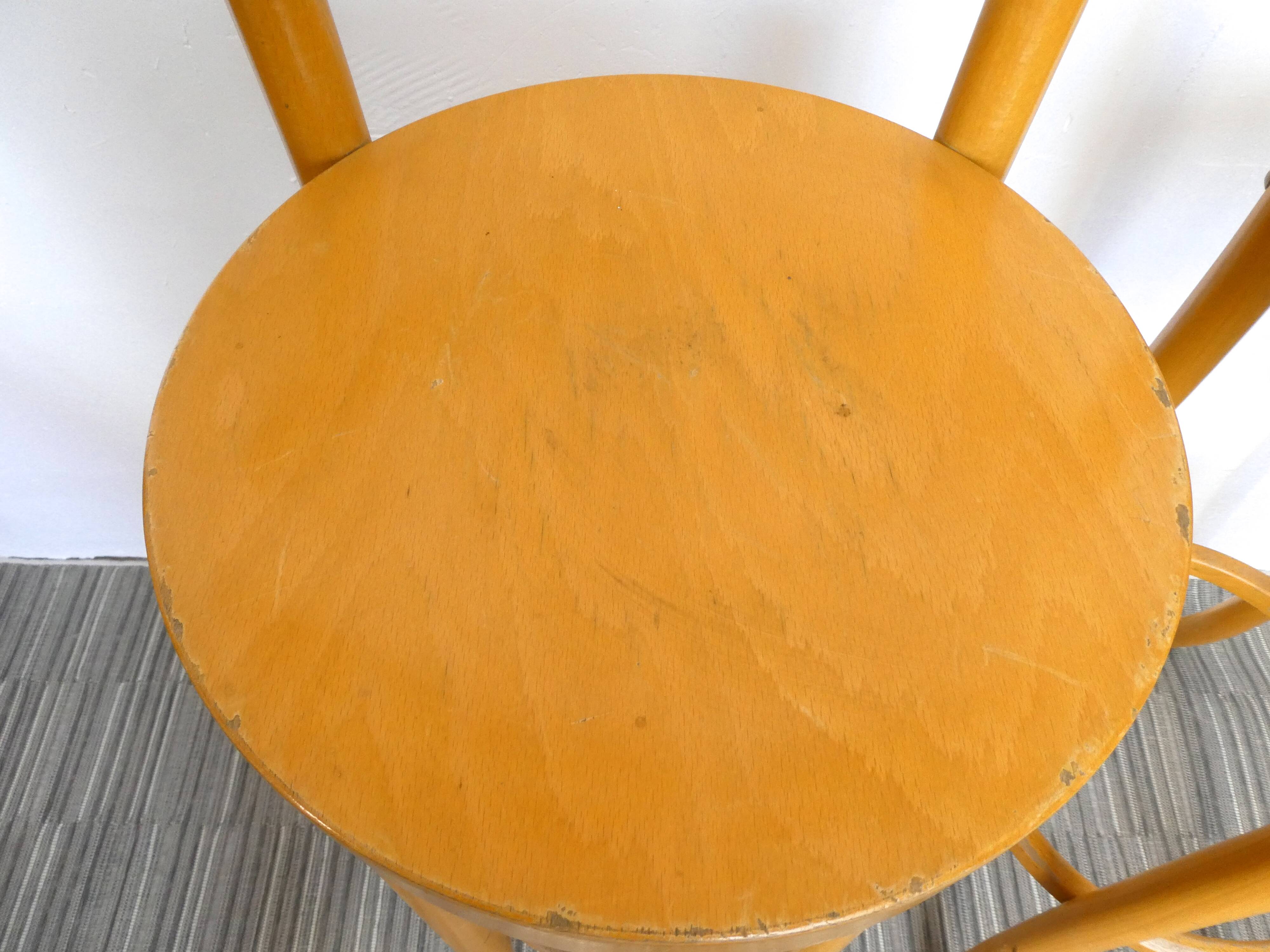 Pair of Baumann bar stools, 80s