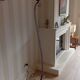 Indoor wrought iron floor lamp