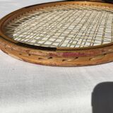 Head graphite vintage wooden racket