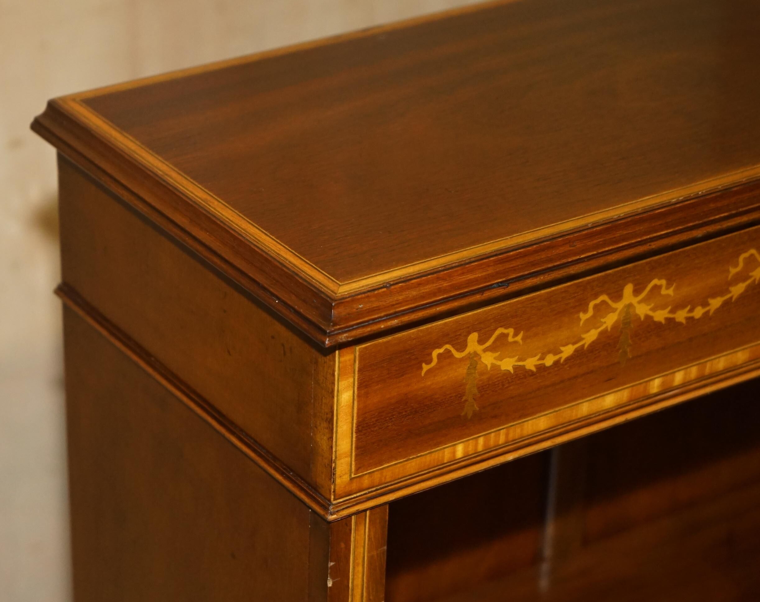 Open dwarf library Sheraton Revival Brights of Nettlebed