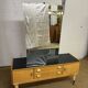 Vintage dressing table from the 50s in birch wood