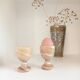 Set of 2 onyx egg cups