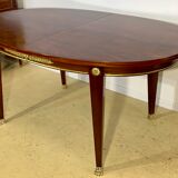 Oval mahogany table Empire style