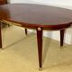 Table ovale en acajou style Empire