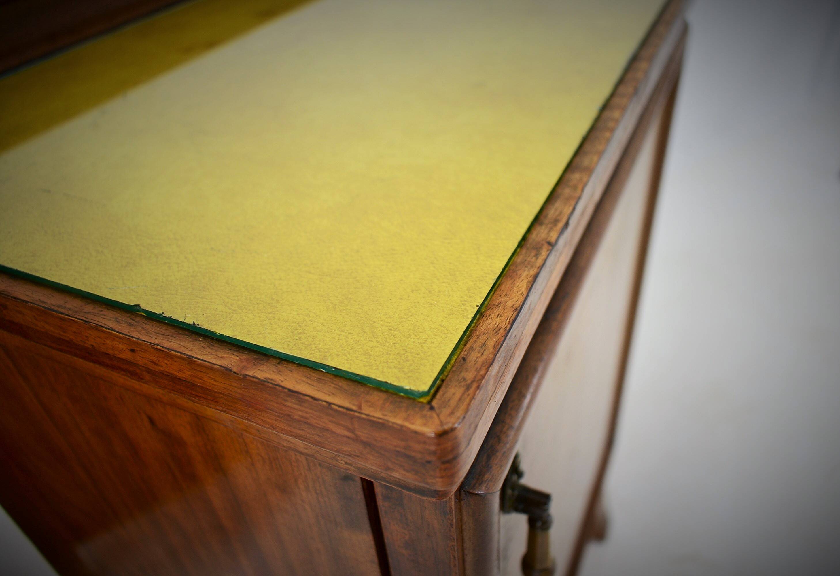 1930s pair of art deco bedside tables, Czechoslovakia