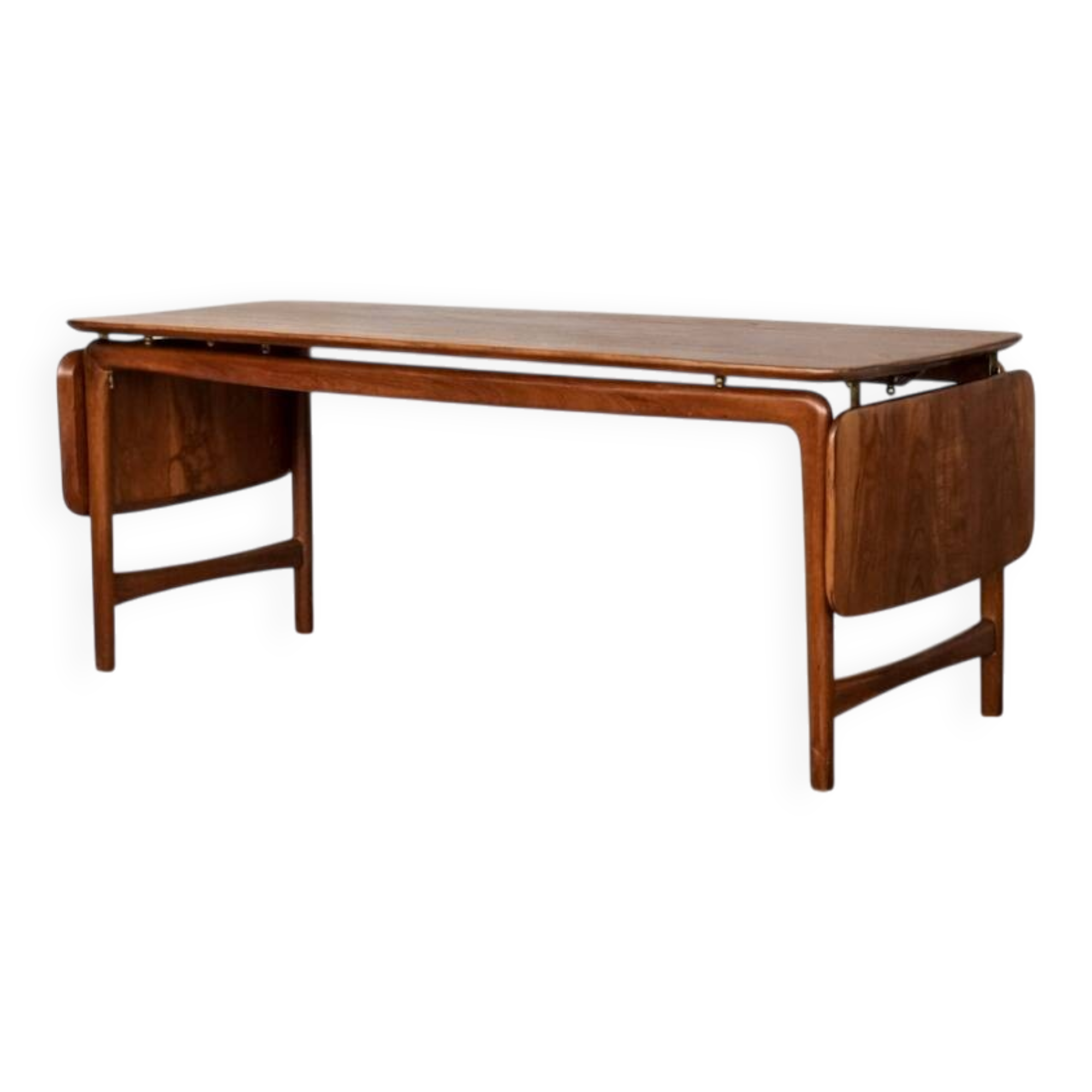 Vintage Mid-Century Danish Modern Teak Coffee Table Model FD 15/54, 1950s