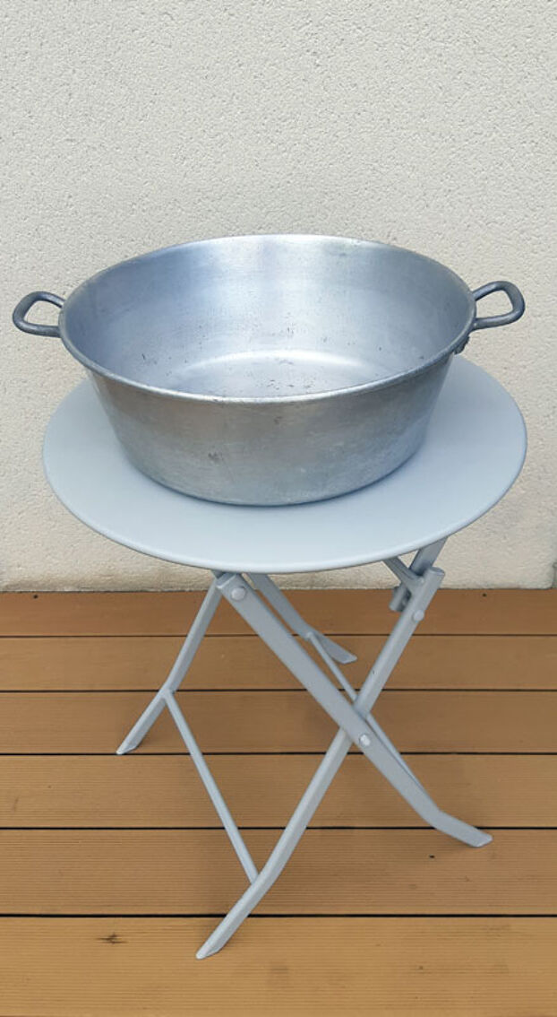 Bassine landaise aluminium à anses 40 cm