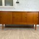 Enfilade scandinave vintage en teck signée Clausen & Son, années 60