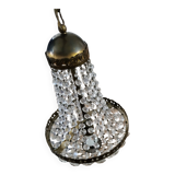 Hot air balloon chandelier with tassels