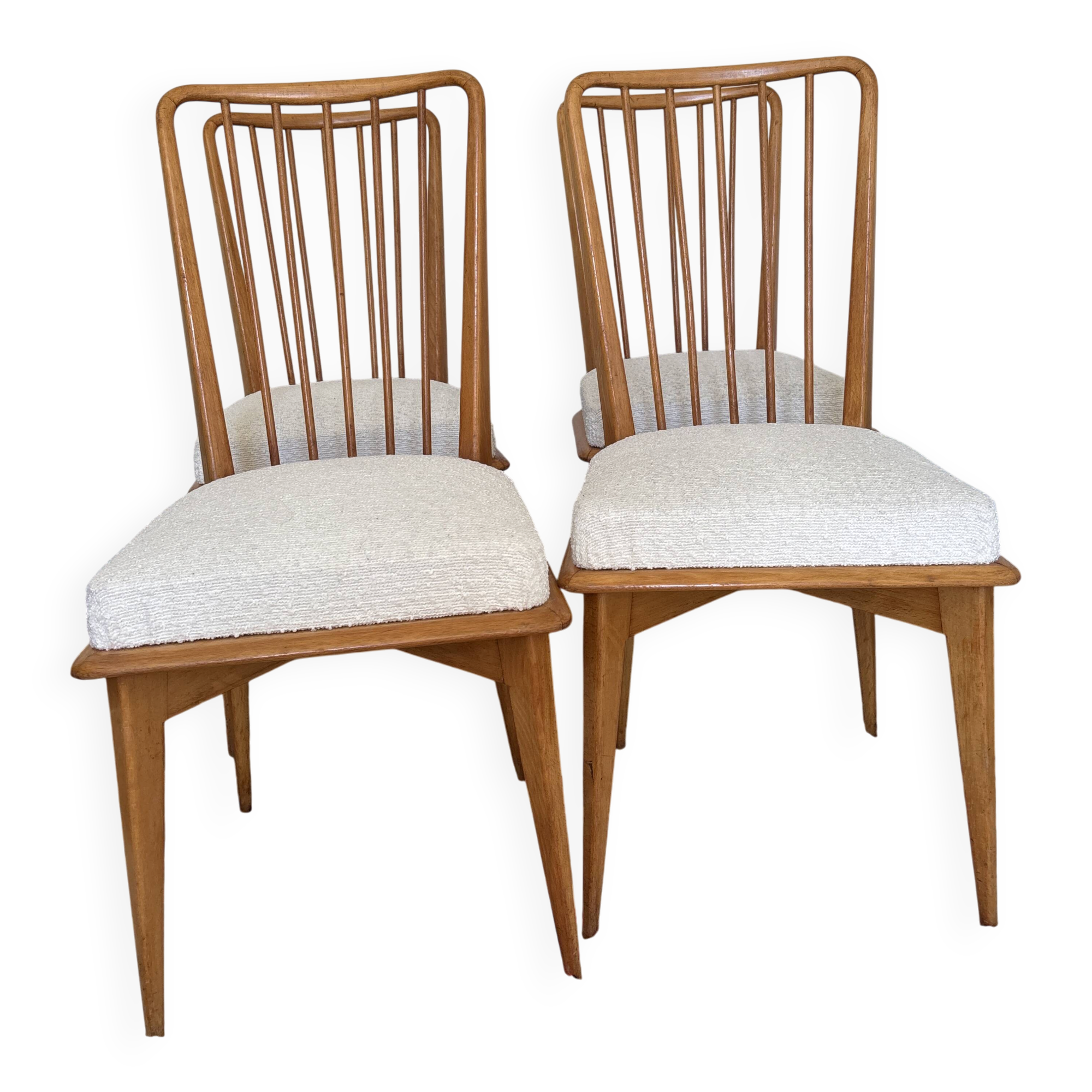 Set of 6 Charles Ramos dining chairs