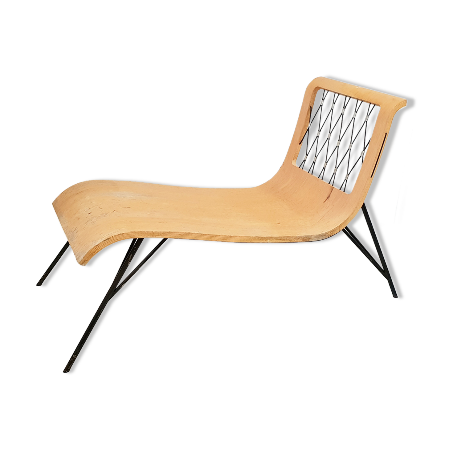 Vintage 1950 long chair