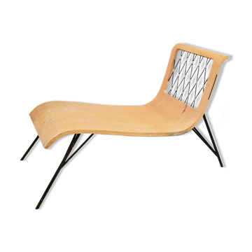 Vintage 1950 long chair