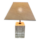 Travertine lamp