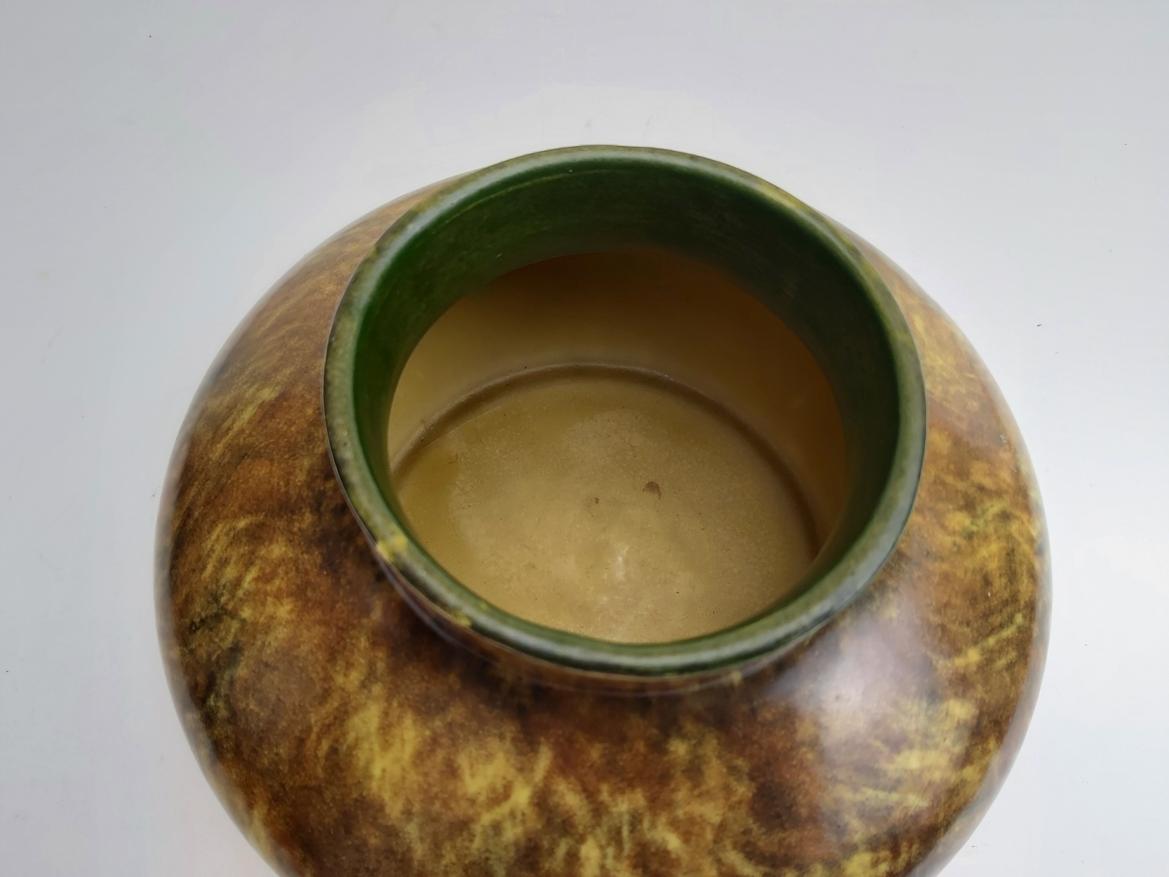 Vase St  Clément décor main