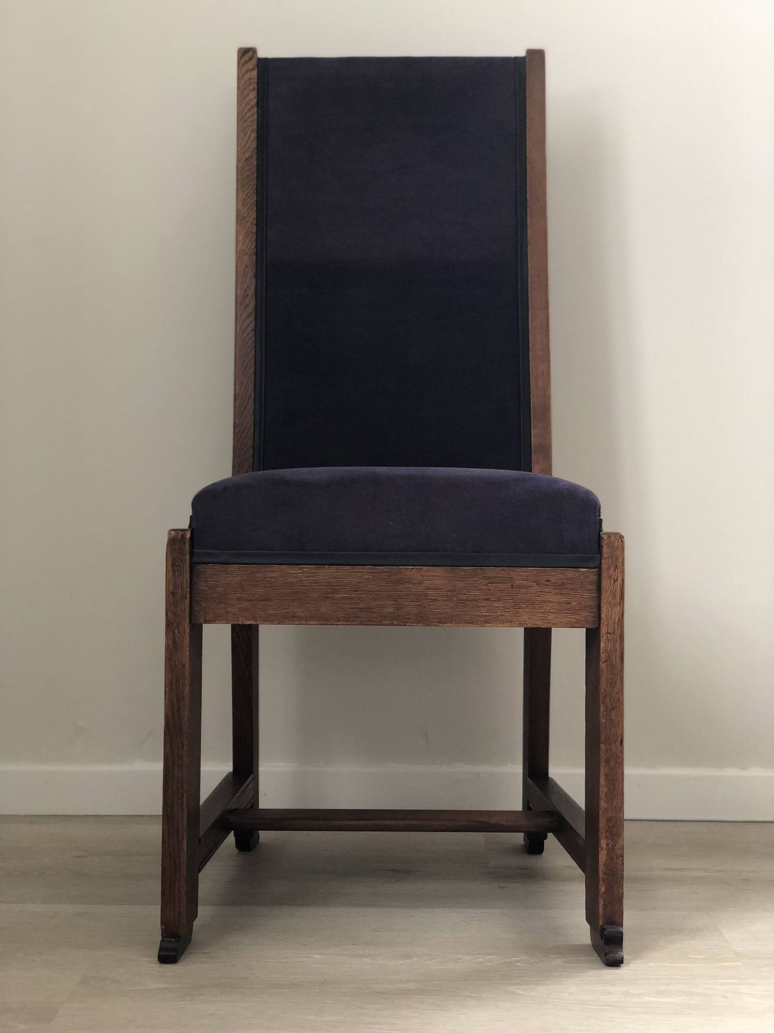 Set of 4 Art Deco Haagse School Dining Chair Frits Spanjaard 1930s