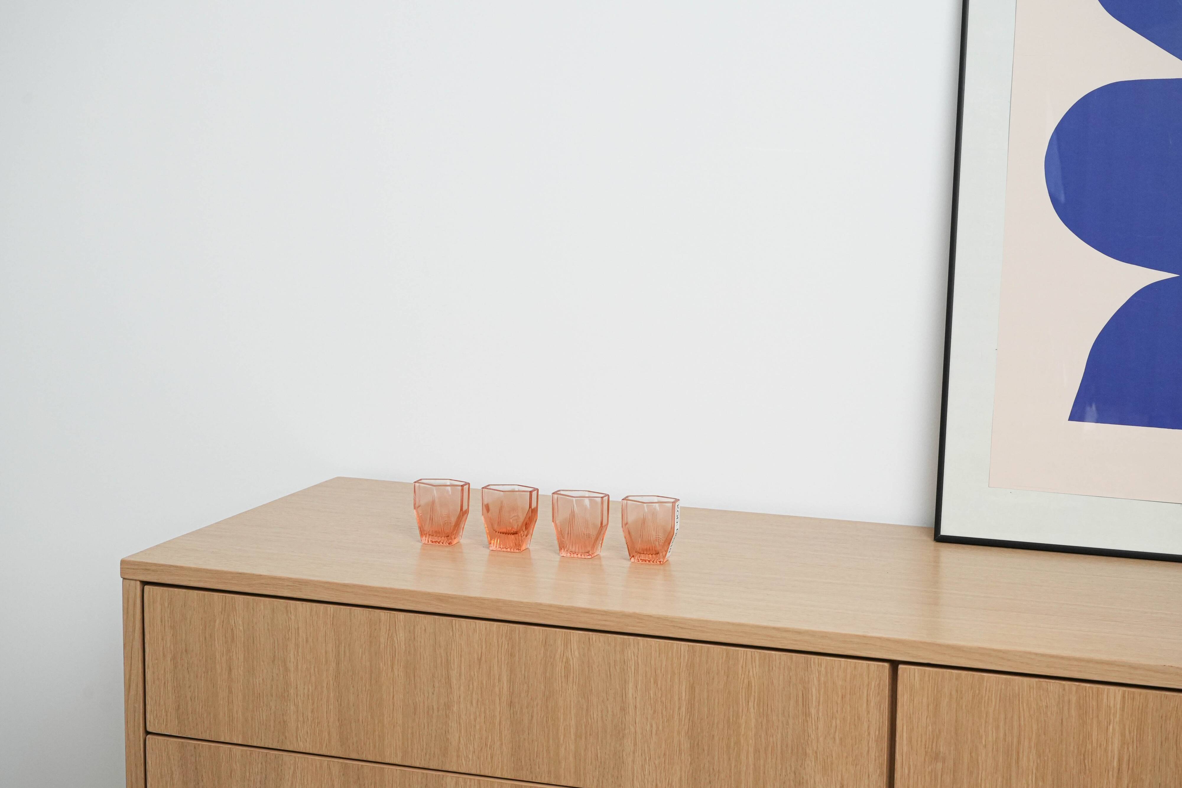 Set of shot glasses, art deco, 1930s, production: Italy