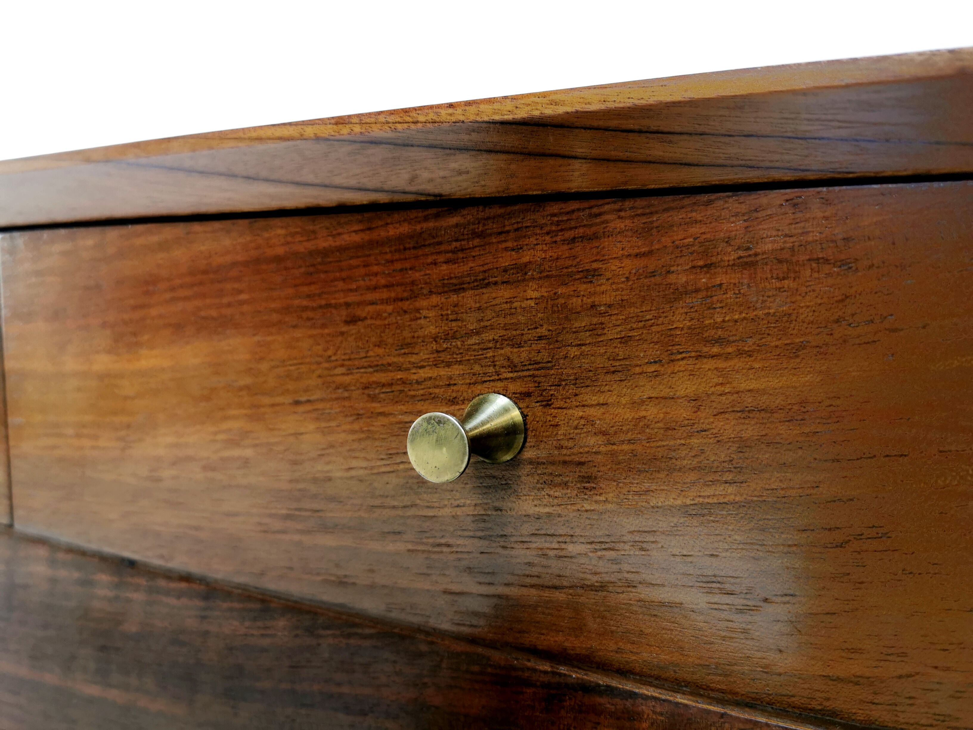 Mid century french walnut sideboard chest of drawers by John Herbert, 1960s