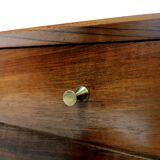 Mid century french walnut sideboard chest of drawers by John Herbert, 1960s