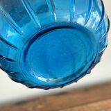Carafe à décanter vintage en verre Empoli avec bouchon, Italie, années 1960