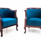 Historic living room set, Northern Europe, circa 1900, after renovation