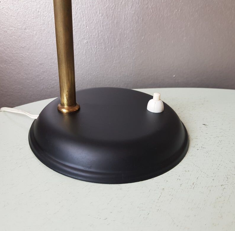 Vintage Halla Zeist vintage Office lamp years 60