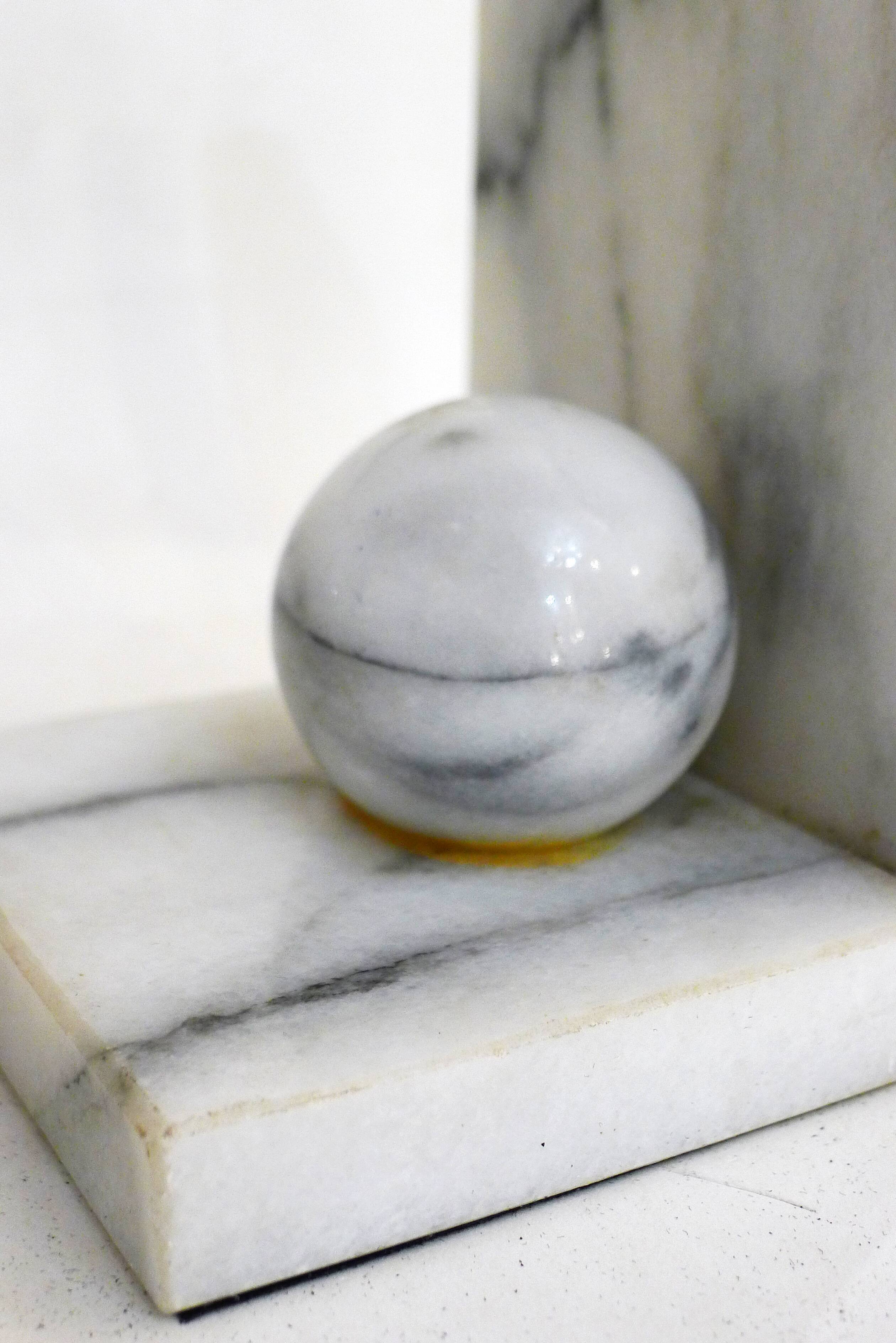 Pair of Marble Bookends