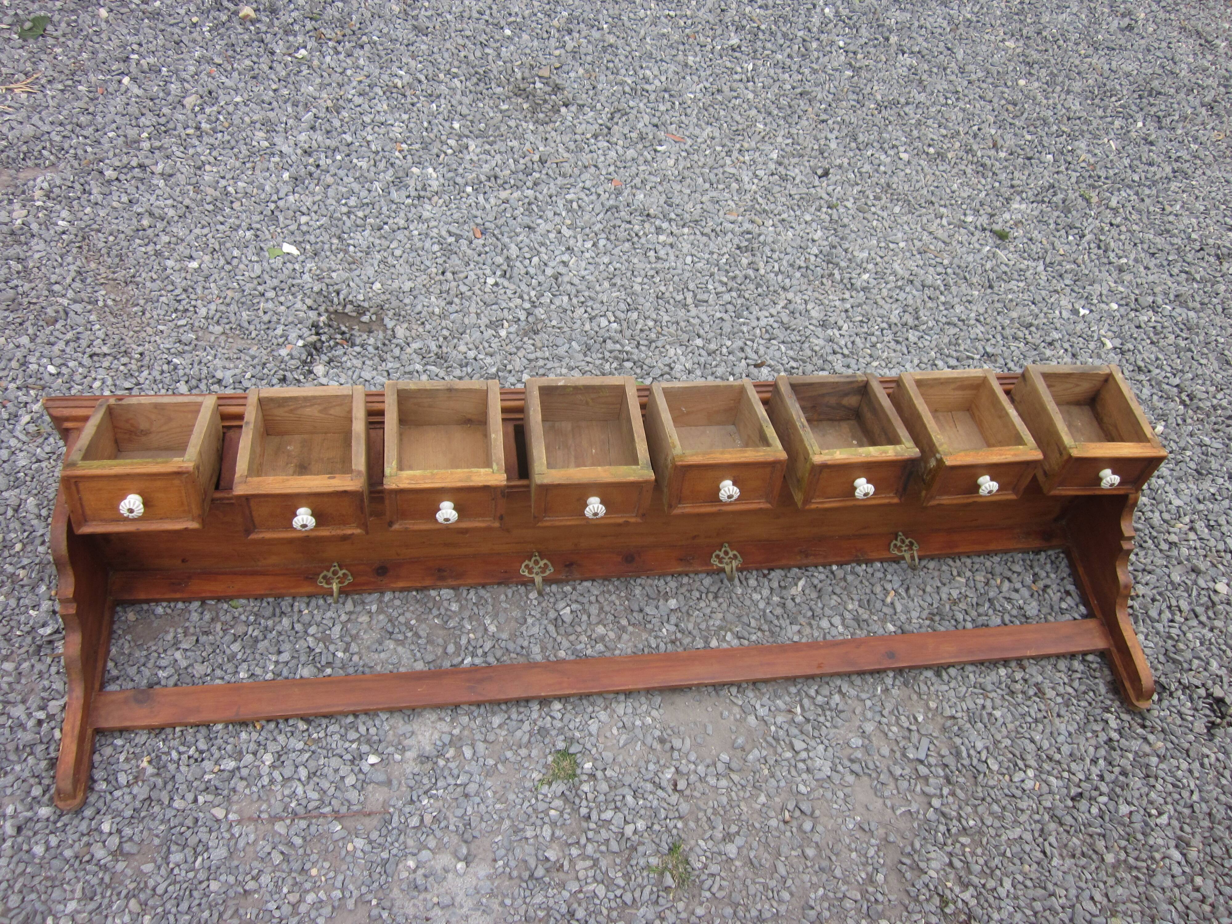 Old shelf 8 drawers