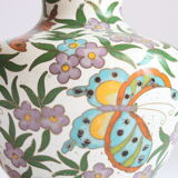 Cloisonné enamel butterfly vase, China 1950s