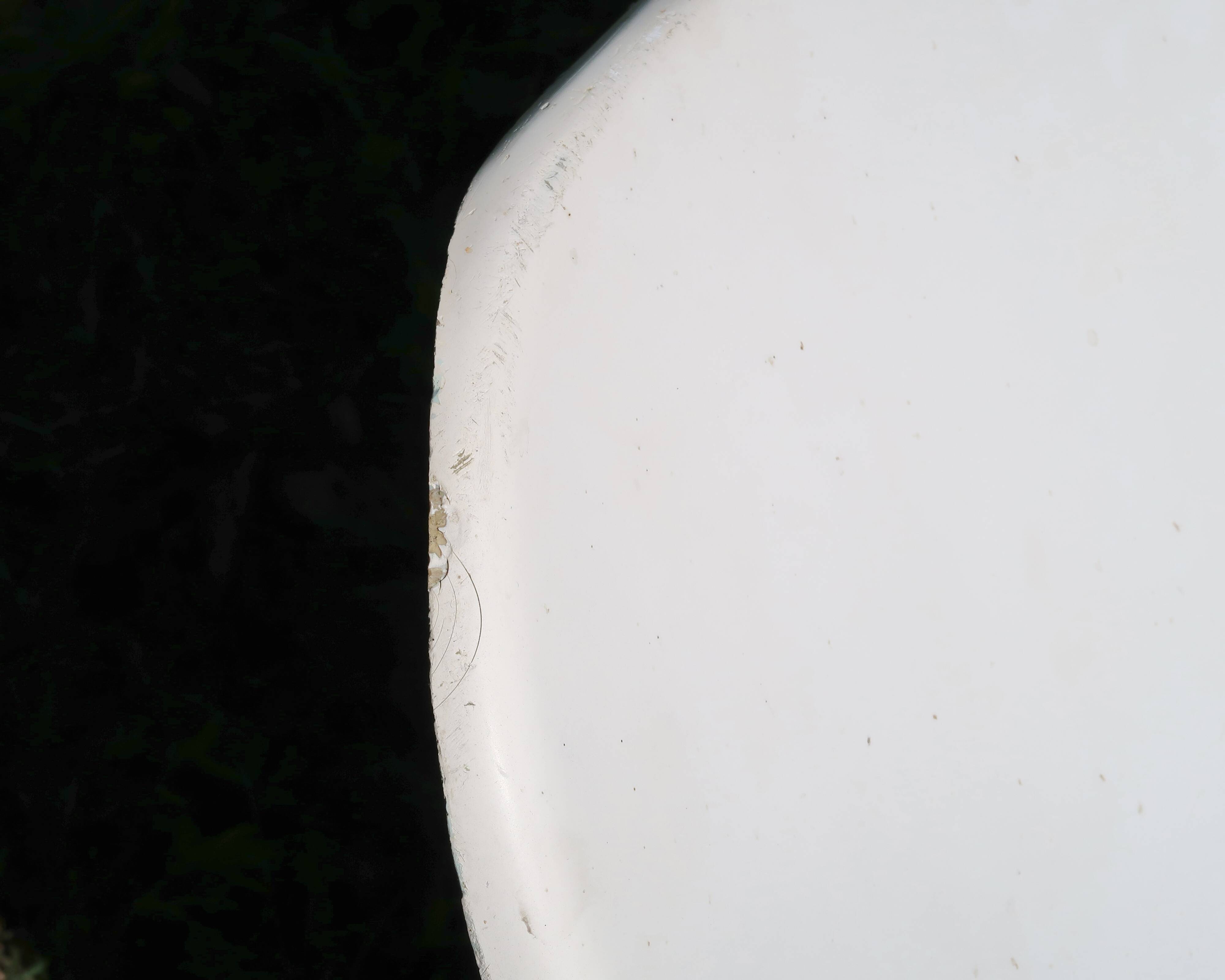 Charles Zublena fiberglass deck chair, 1960s