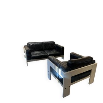 Bastiano sofa and armchair by Afra & Tobia Scarpa
