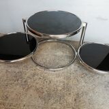 1970 design coffee table with 3 trays