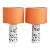 Lampes de style Bitossi, céramique signée « Toreboda », Suède, 1960