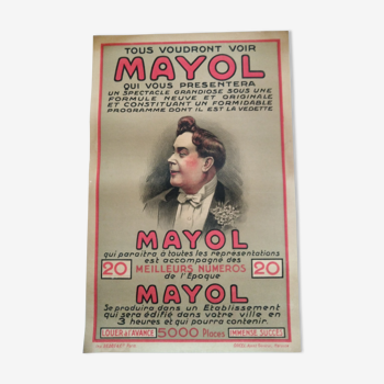 Affiche concert Félix Mayol