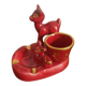 Bambi fawn cigarette holder ashtray in vintage Vallauris ceramic
