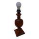 Solid cherry wood lamp base - Excellent condition