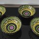 Ensemble de 4 coupelles vintage HB Quimper