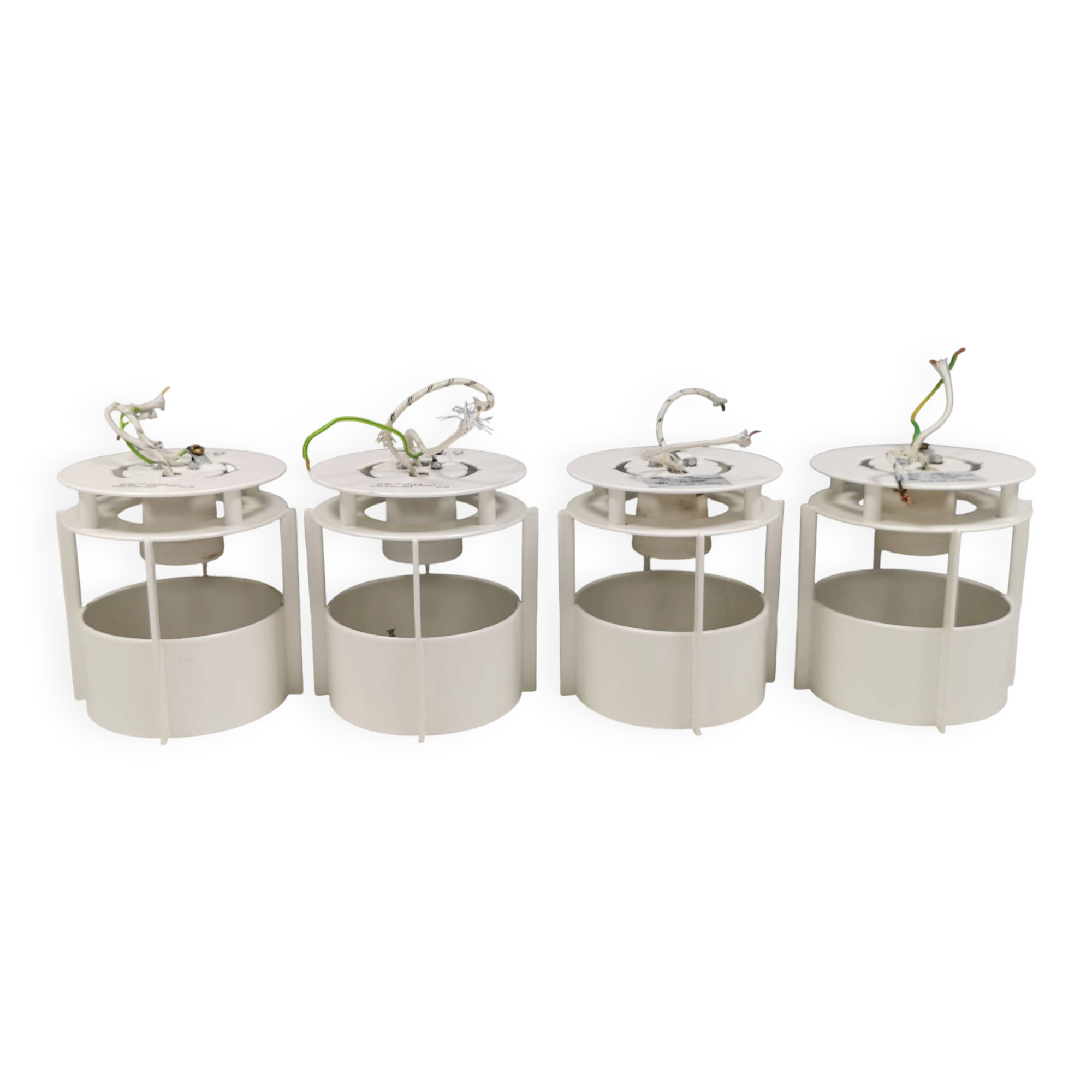 Four Magazine Spots/Lamps, by Vilhelm Wohlert for Louis Poulsen 70s Denmark