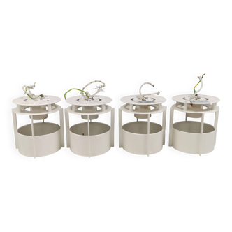 Four Magazine Spots/Lamps, by Vilhelm Wohlert for Louis Poulsen 70s Denmark