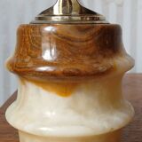 Amber Marbled Onyx Table Lighter