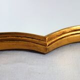 Vintage rocaille or shell gold mirror
