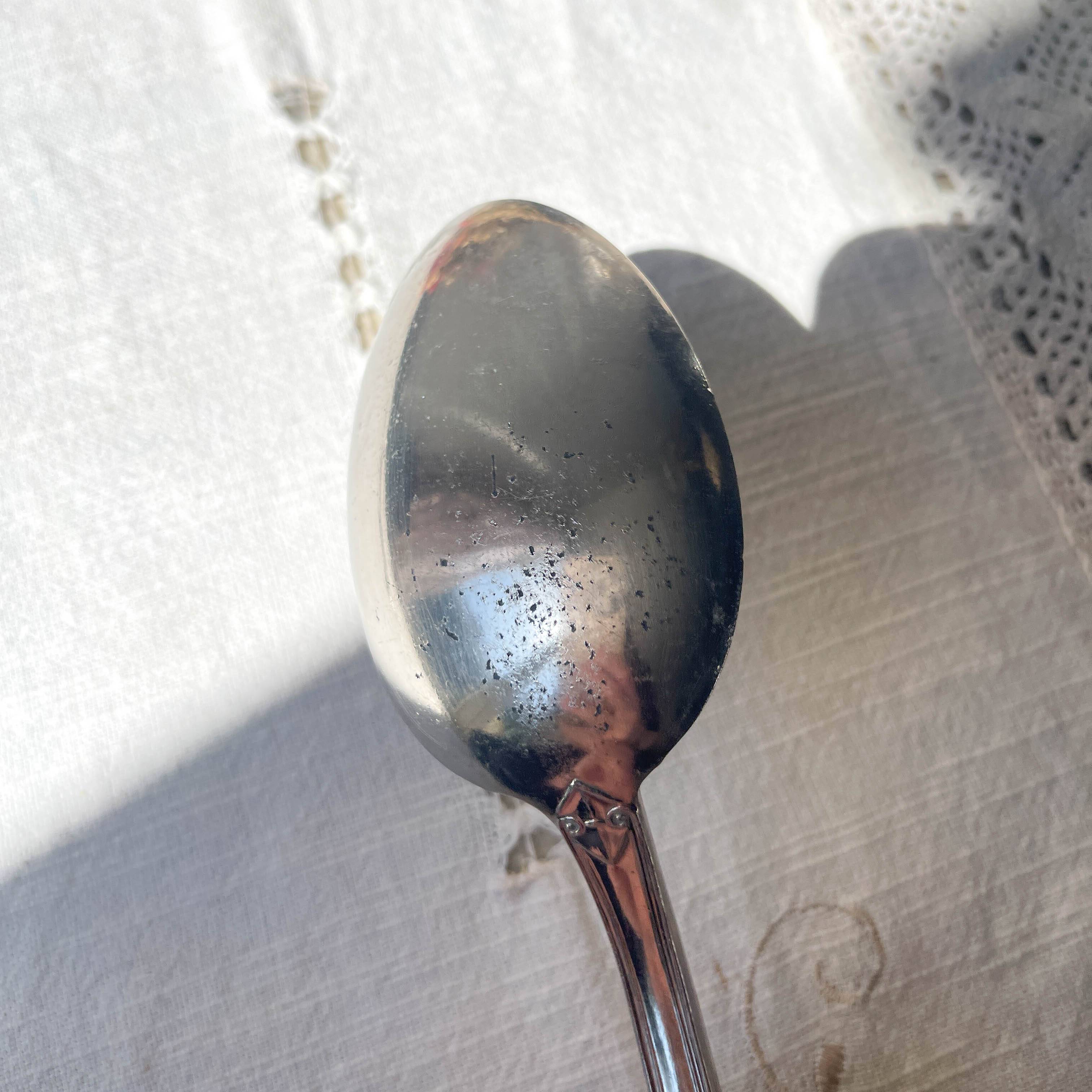 Vintage Rocaille style serving cutlery