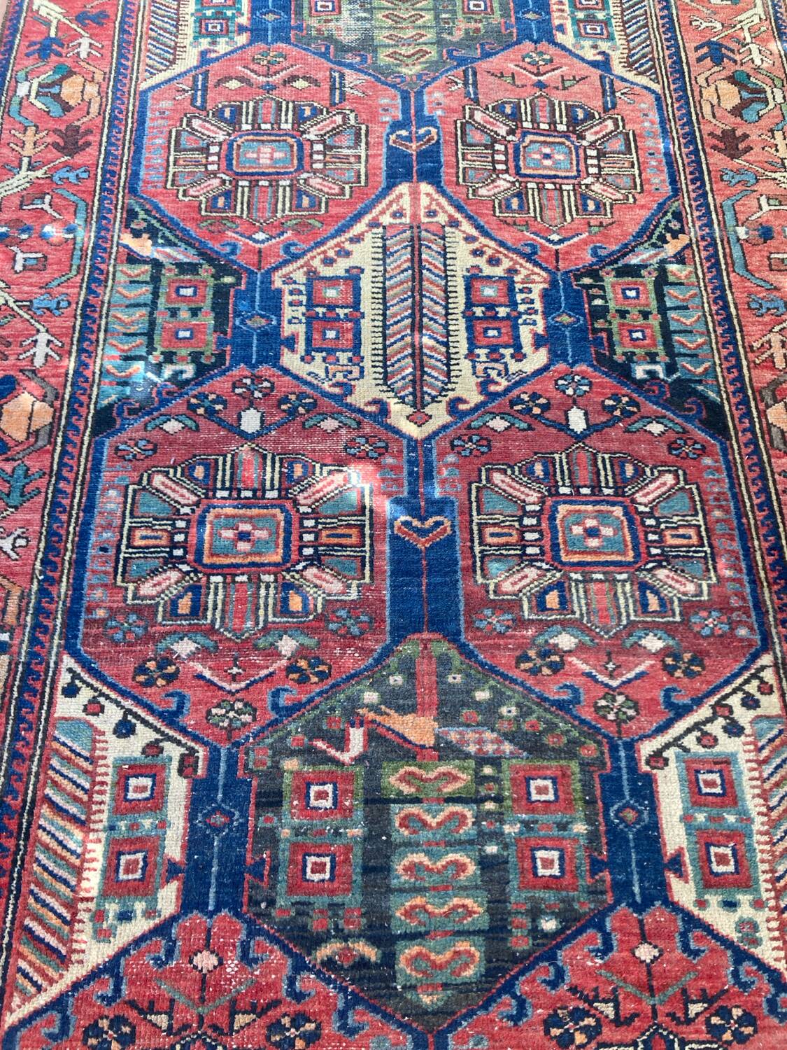 Moroccan handmade wool rug
