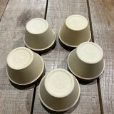 Stoneware pot bowls from Digoin France