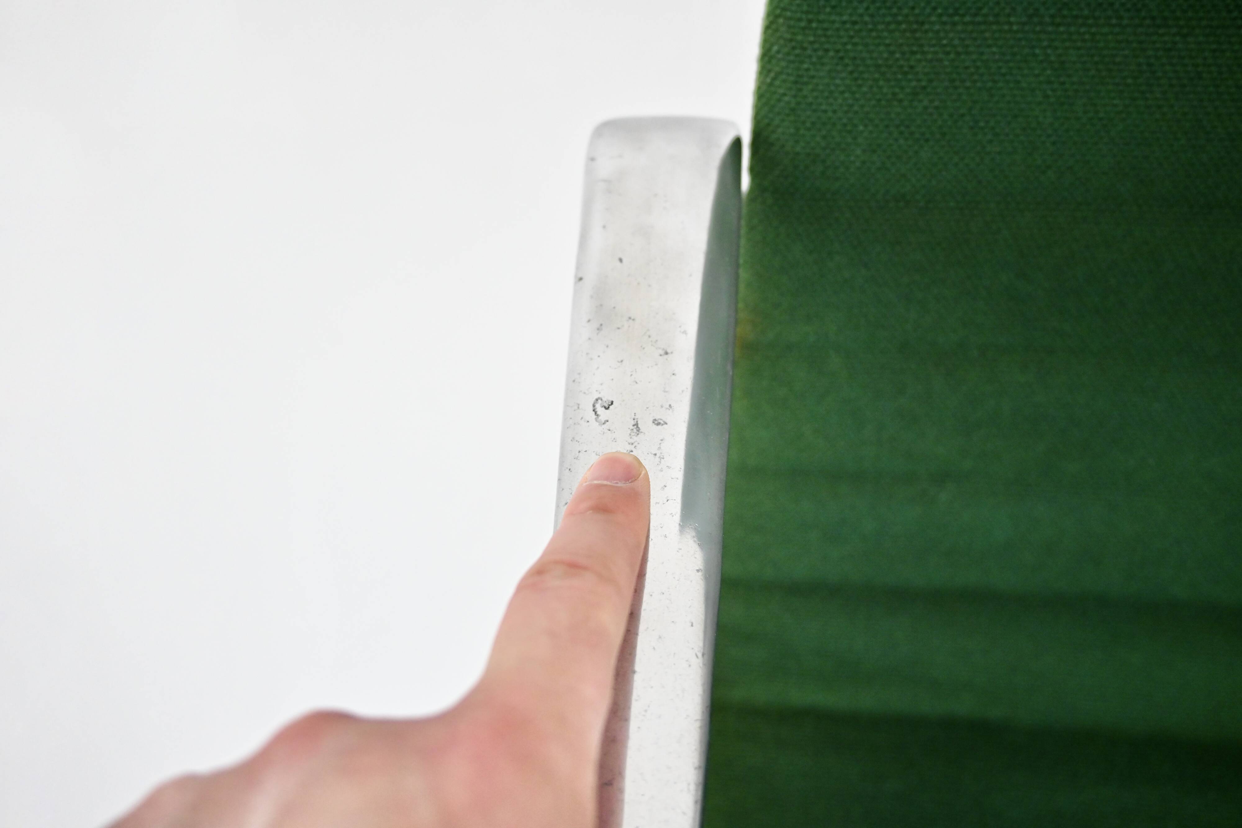 Green EA124 armchair by Charles and Ray Eames for Herman Miller, 1970s