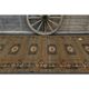 1970s Vintage Turkish Oushak Handmade Wool Cotton Orange Area Rug 170x340