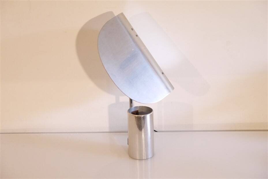 Swedish design lamp in chromed metal by Bergbom 1970