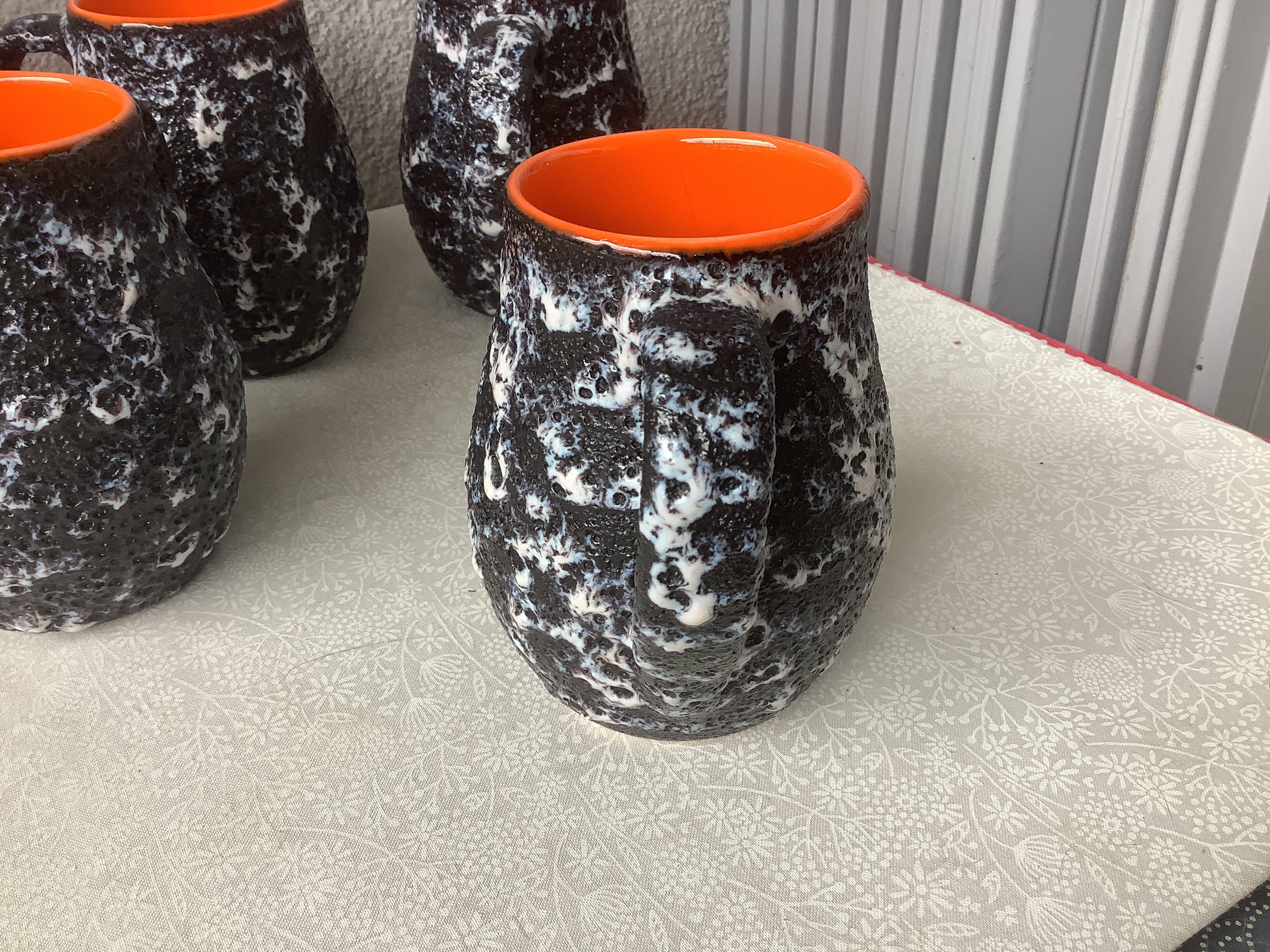 Vallauris orangeade glasses by Marius Musarra for Mabyjo