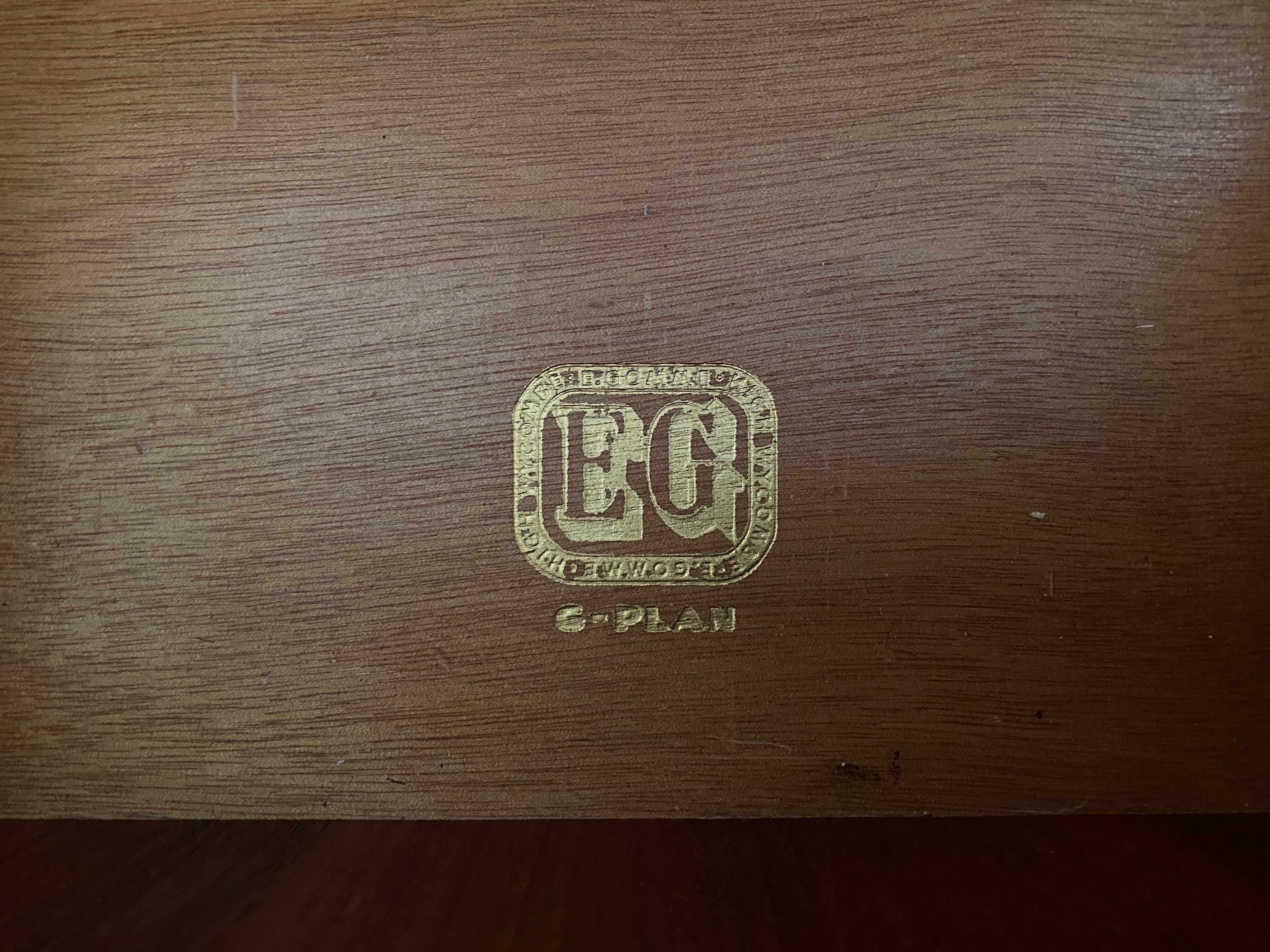 E. gomme for g-plan highboard shelving room divider