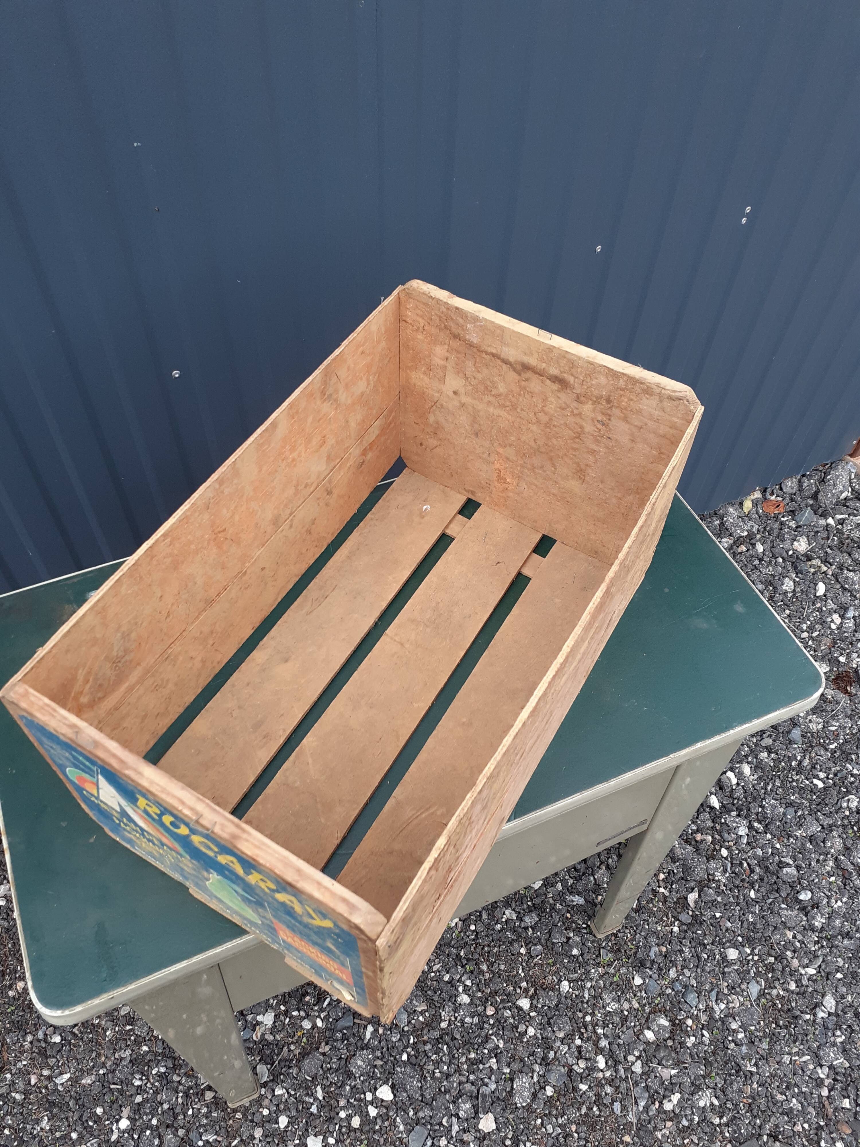 Wooden crate